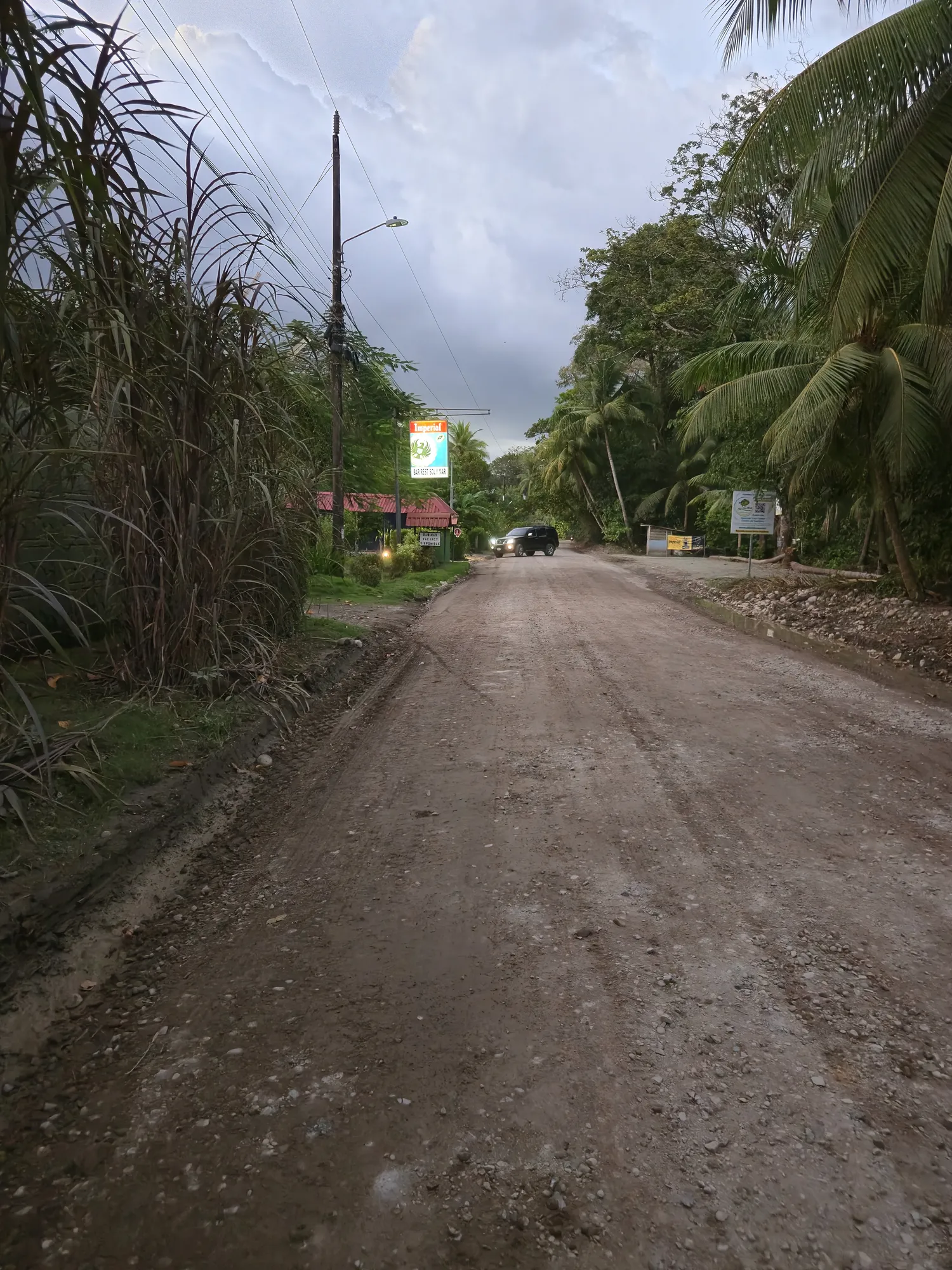 Sunset and scenery near Sea Señorita Villa, Golfo Dulce