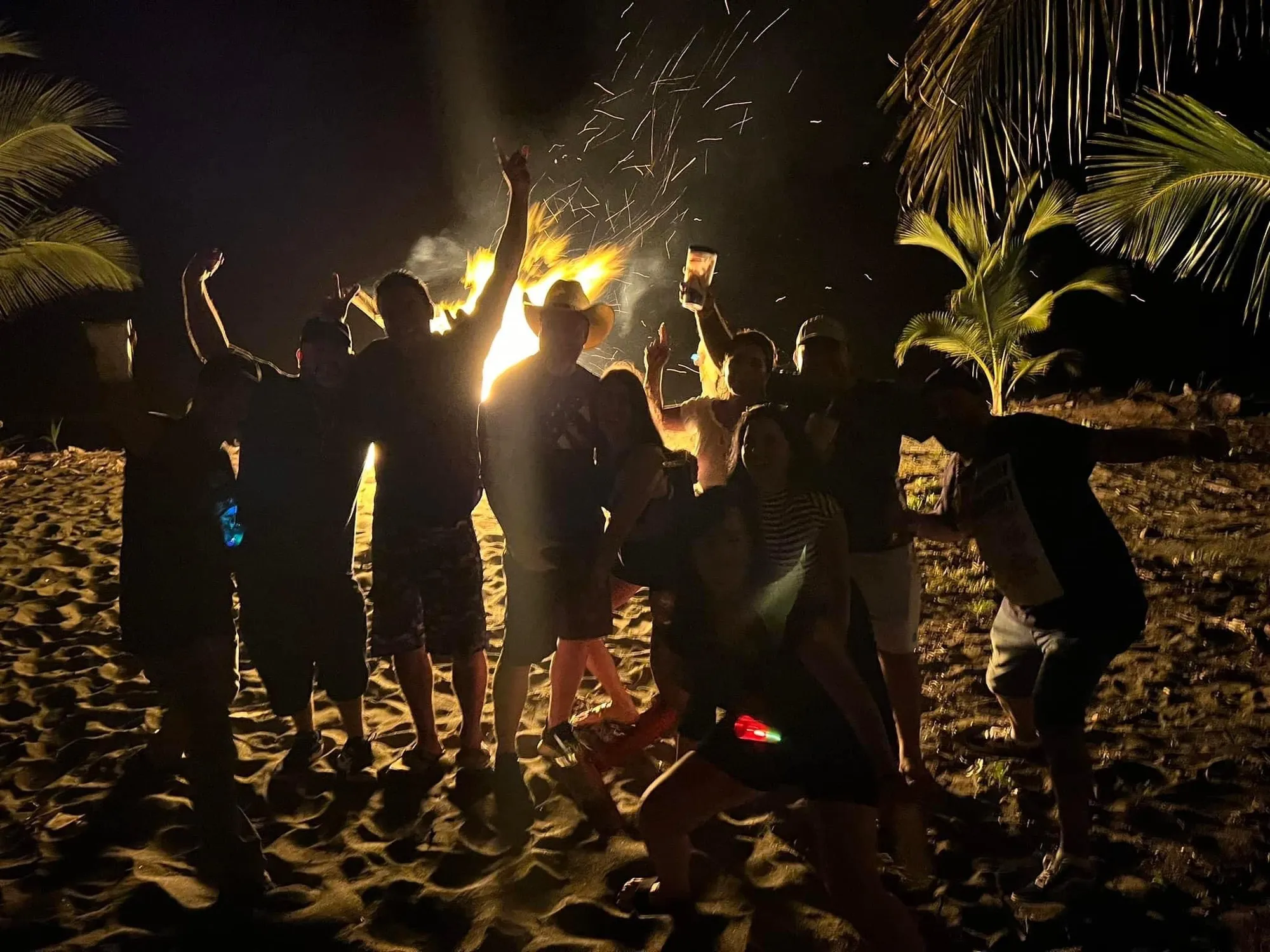 Open-air interior living space at Sea Señorita Villa, Costa Rica