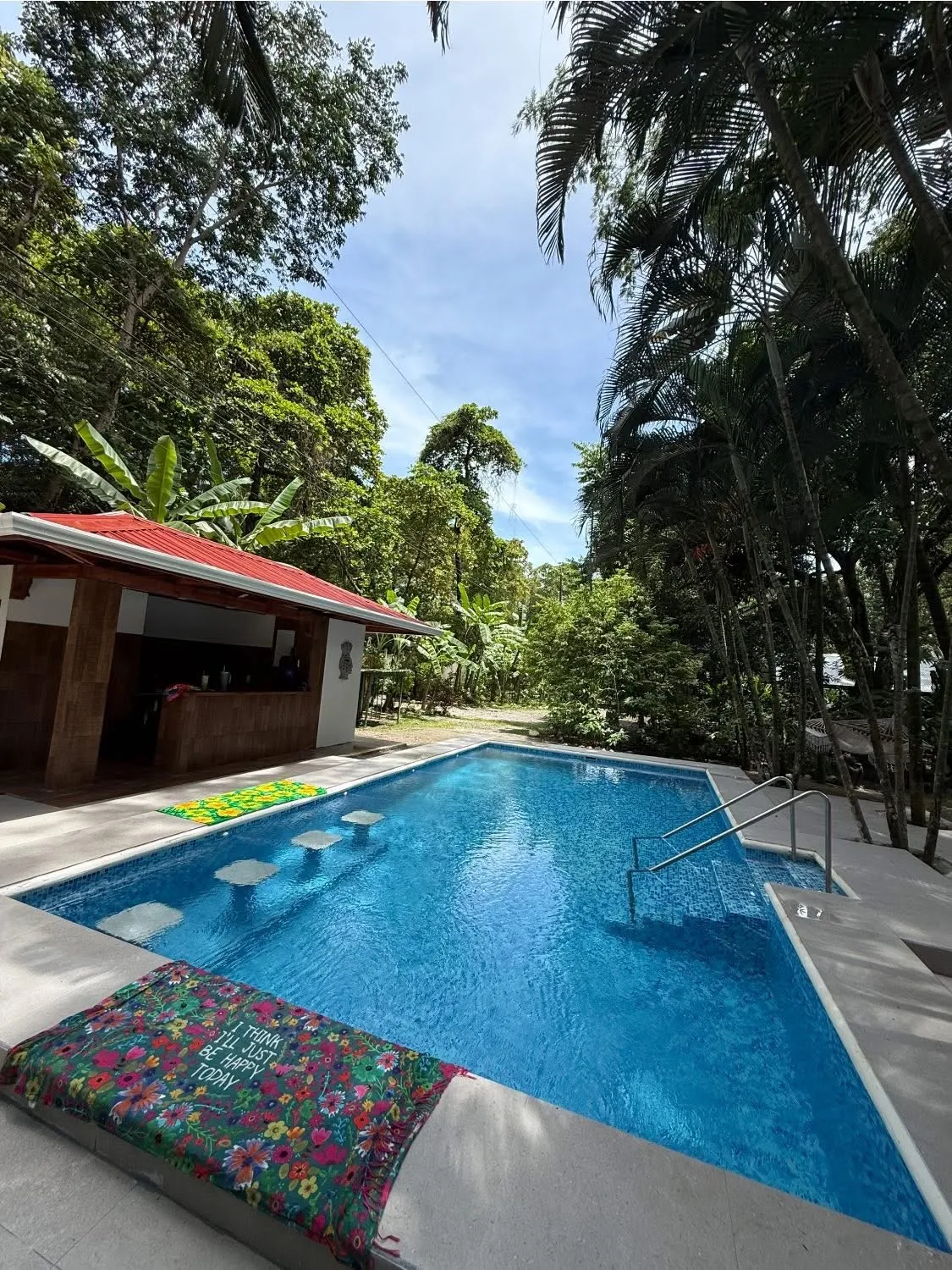 Sea Señorita Villa pool and grounds, Playa Zancudo Costa Rica