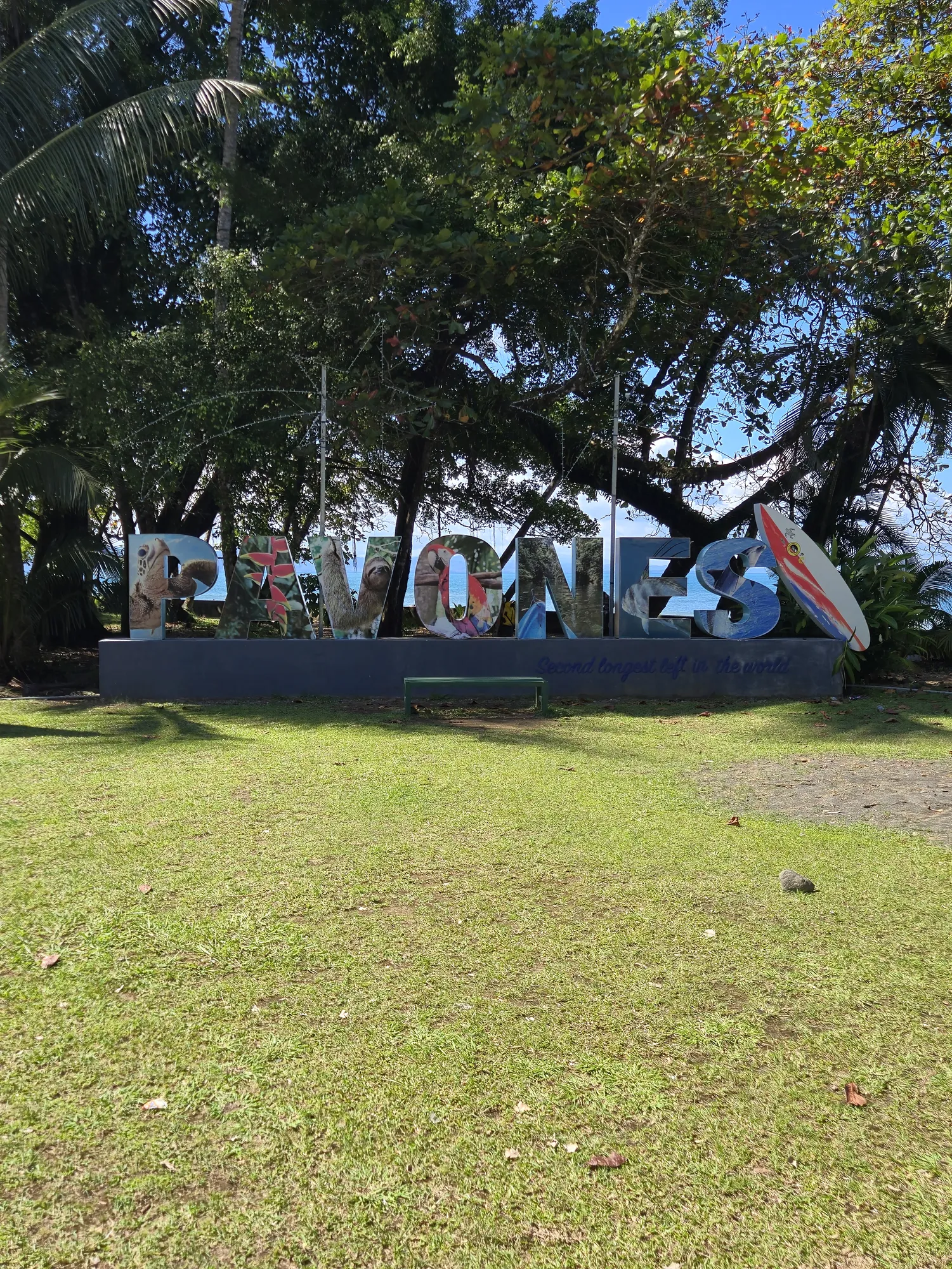 Rocky coastline at Pavones, Costa Rica