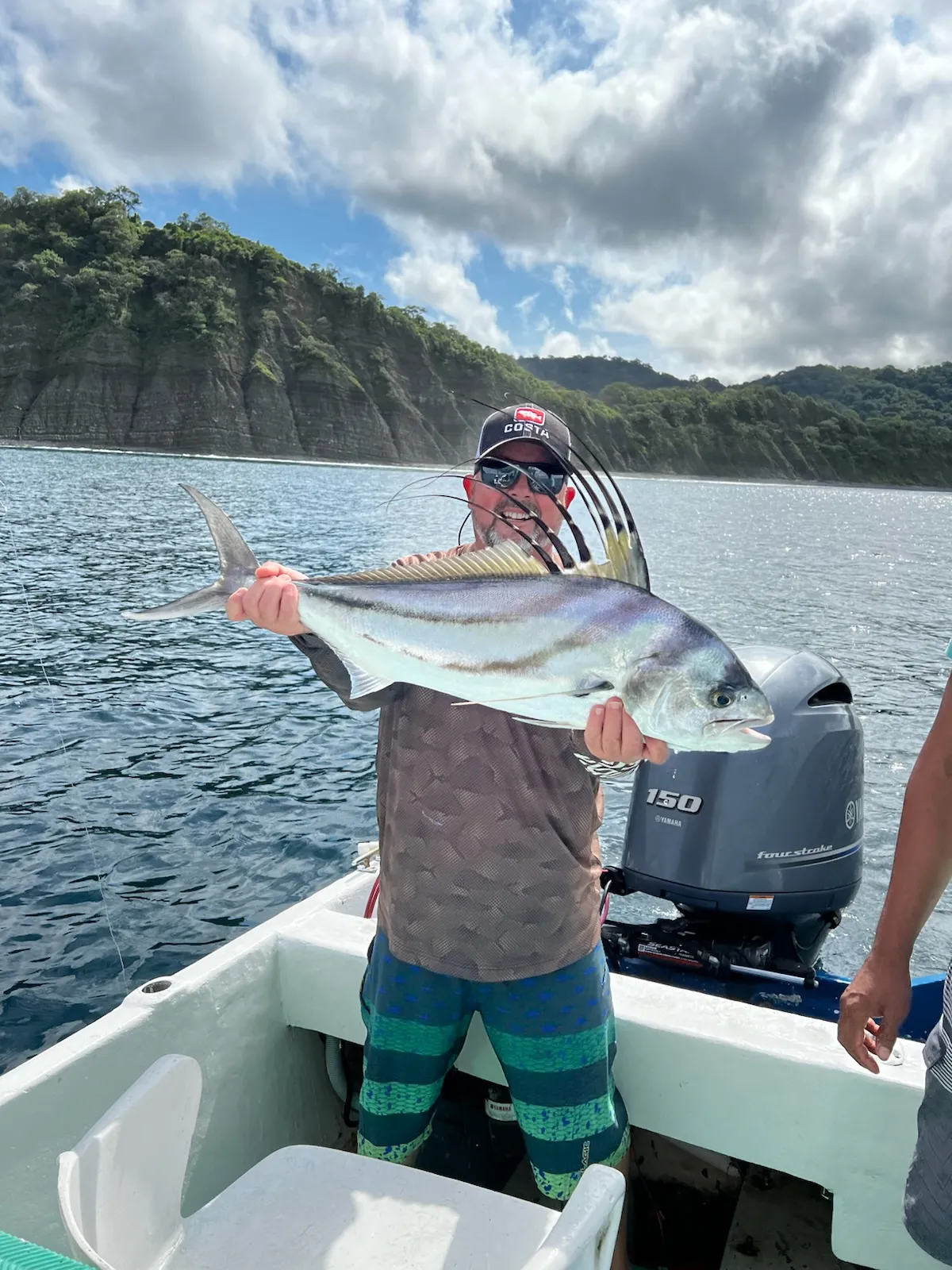 Water sports and fishing on the Golfo Dulce near Playa Zancudo, Costa Rica